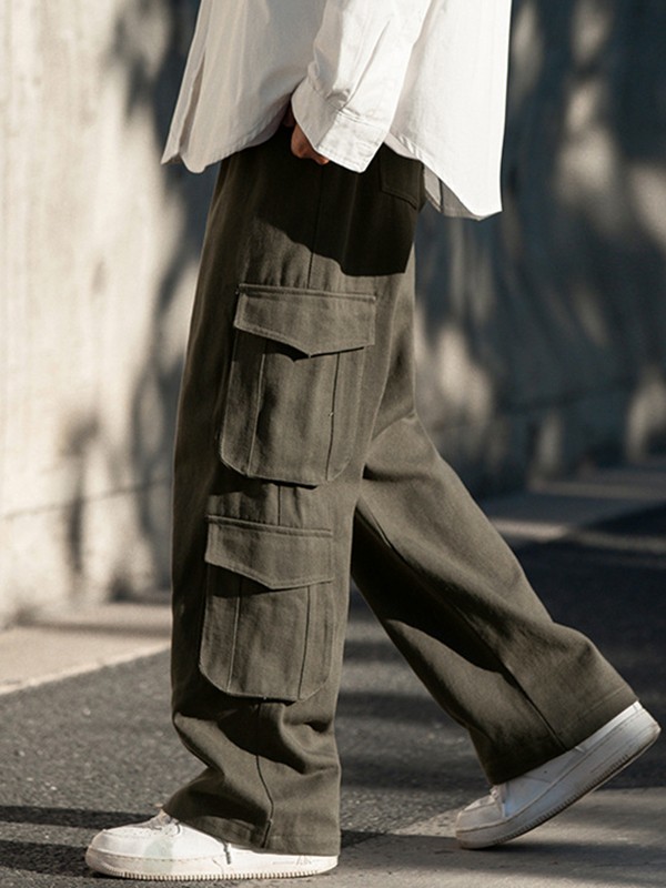 Men's Multi Pocket Cargo Pants-1