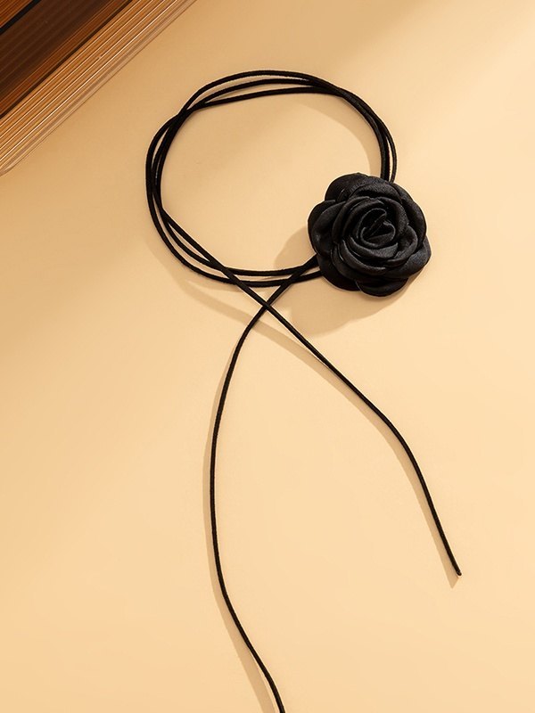 Personalized Handmade Rose Necklace-3