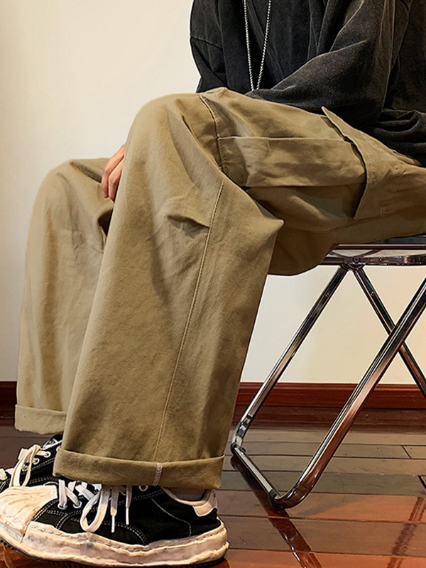 Men's Pocket Patch Skate Cargo Pants-4